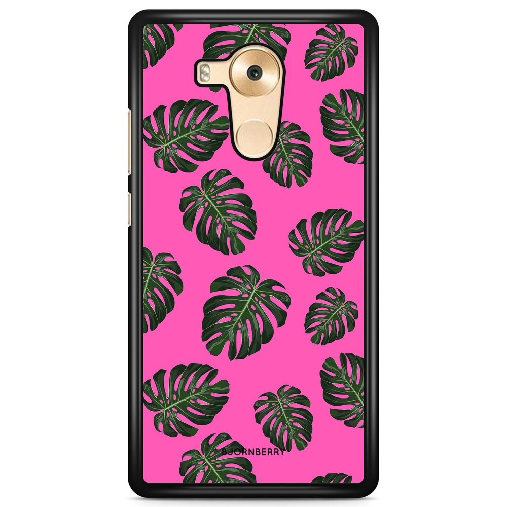 Huawei Mate 9 Pro Case - Monstera Pink