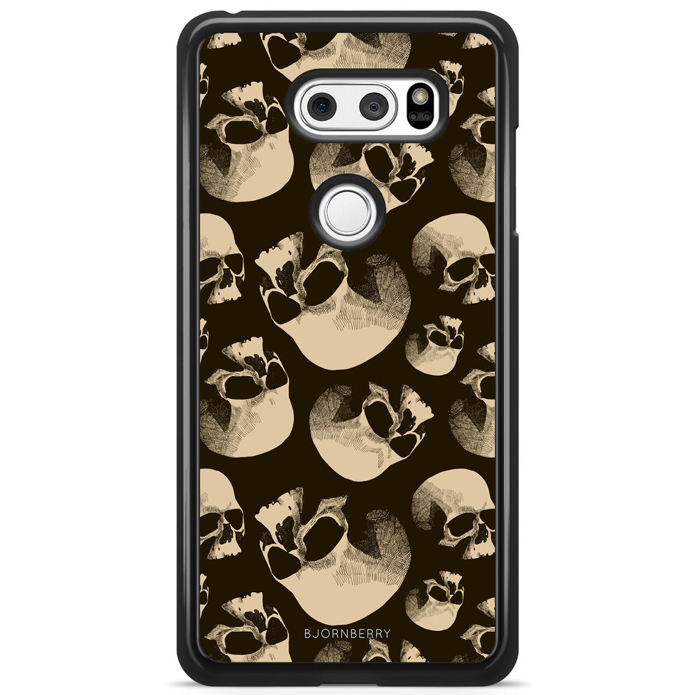 LG V30 Case - Skull Pattern