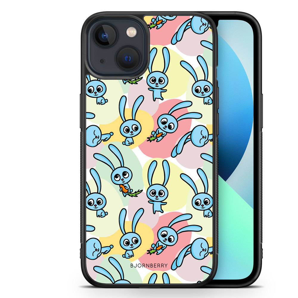 iPhone 13 Mini Case - Blue Rabbits