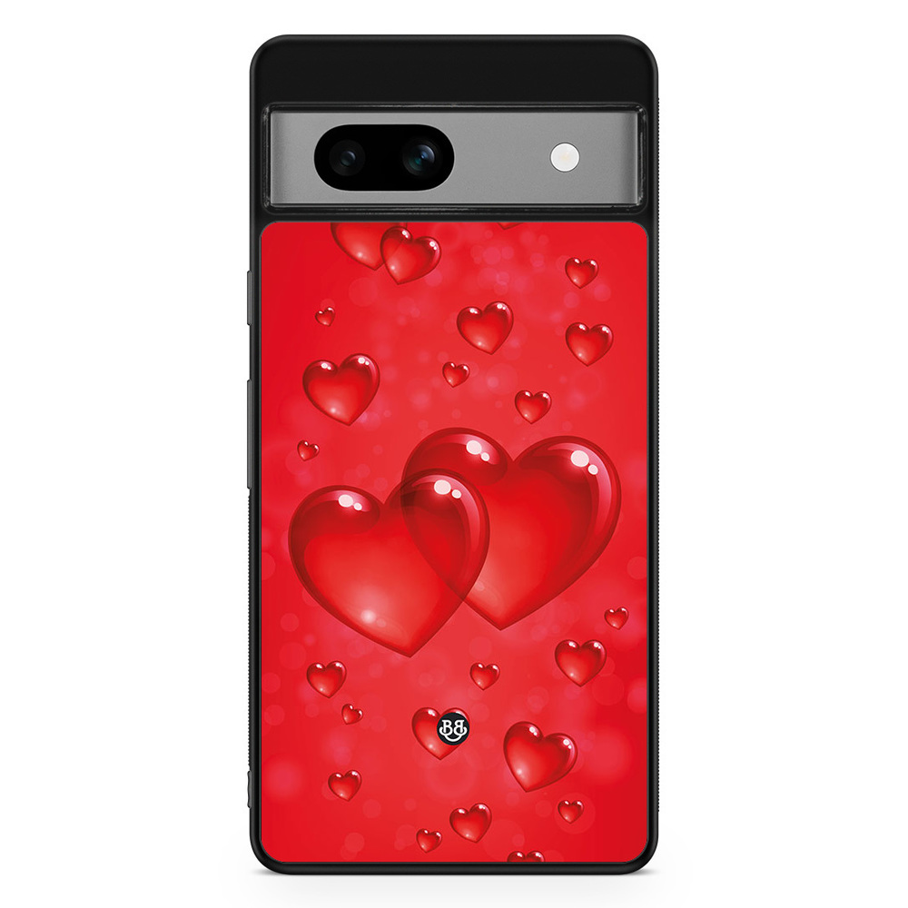 Google Pixel 7a Case - Hearts