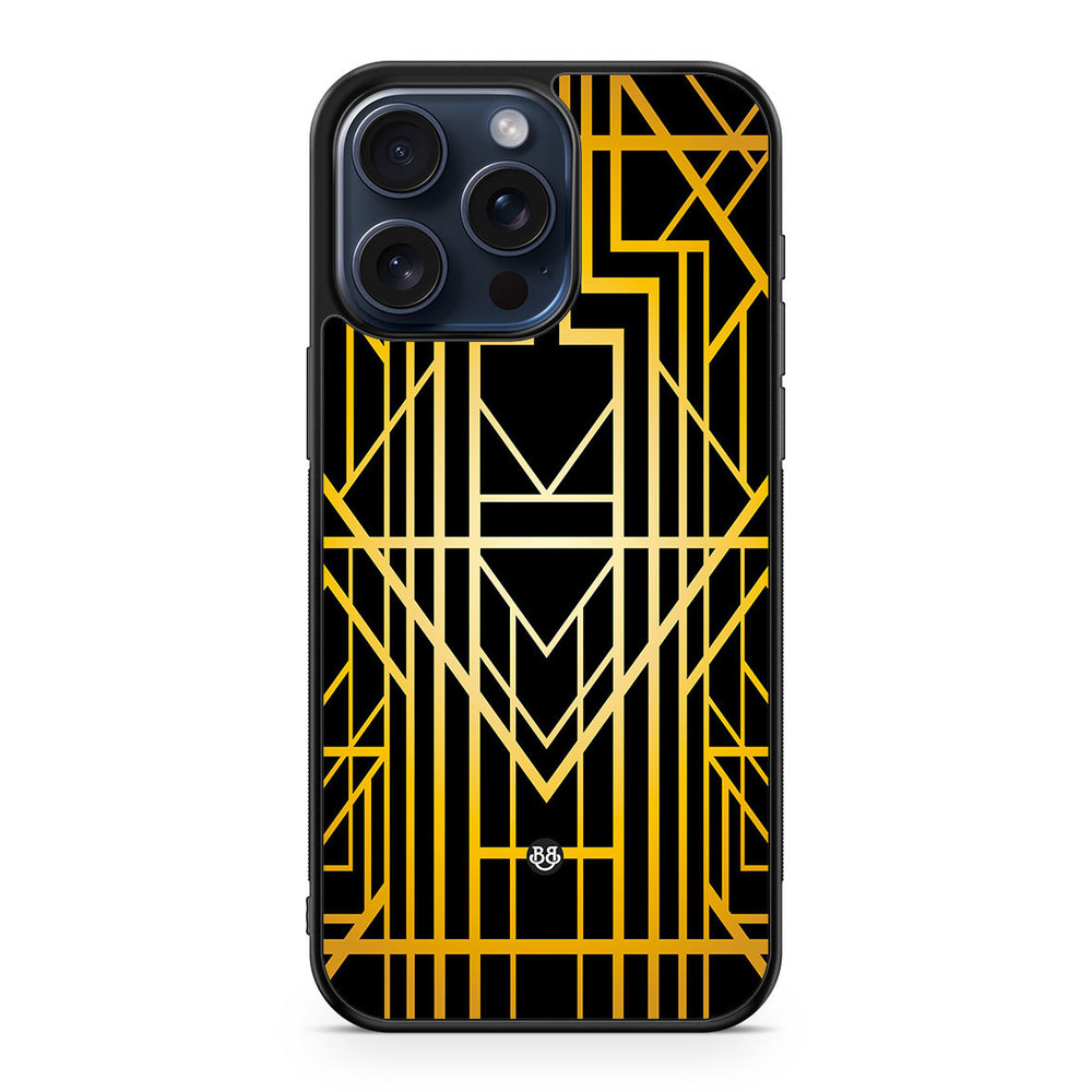 iPhone 15 Pro Max Case - Golden pattern