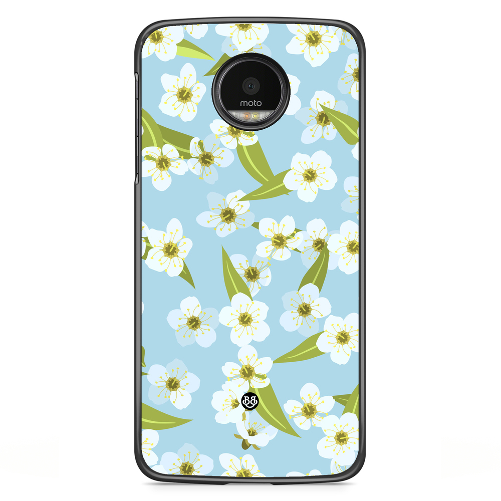 Motorola Moto G5S Plus Skal - SUMMER GARDEN - Blossom Sky