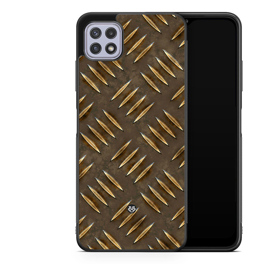 Samsung Galaxy A22 4G Case - Steel pattern