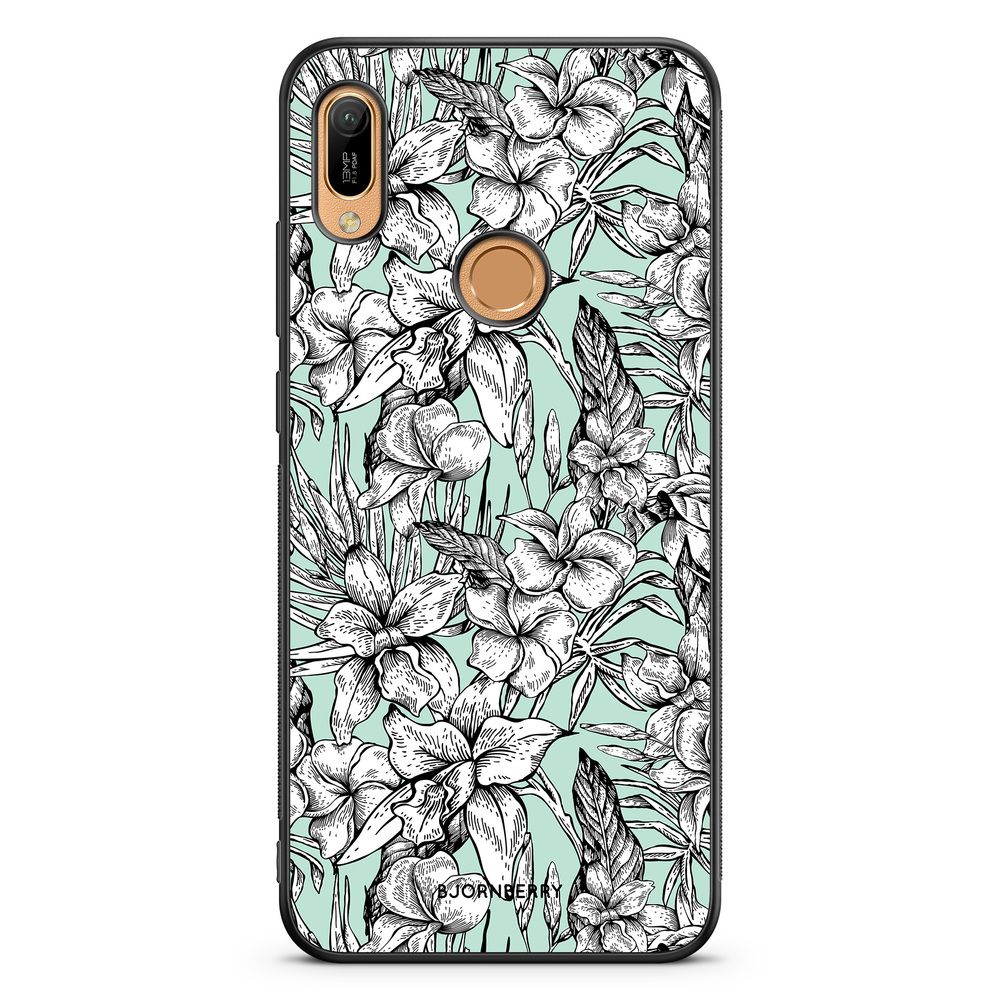 Huawei Y6 2019 Case - Vintage Floral
