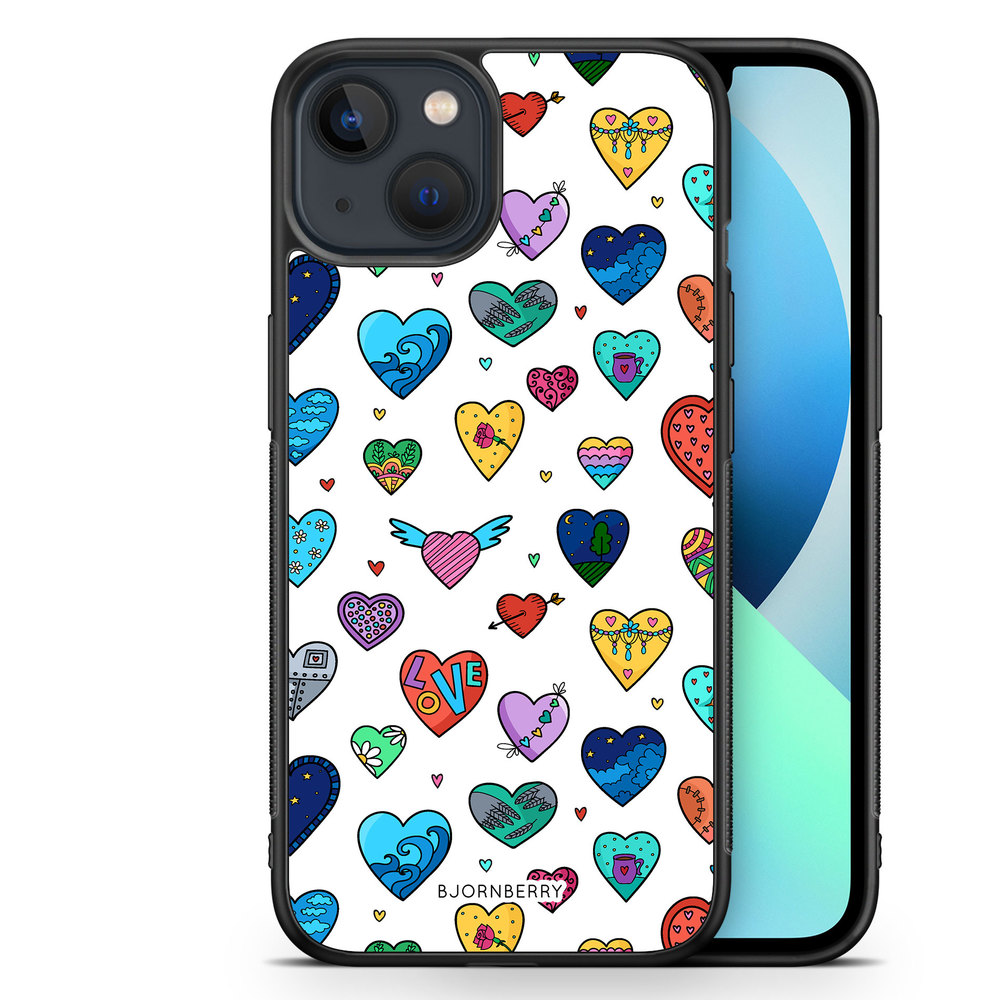 iPhone 13 Mini Case - Hearts