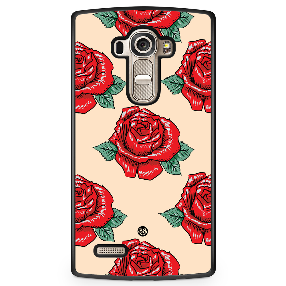 LG G4 Case - Rose Pattern