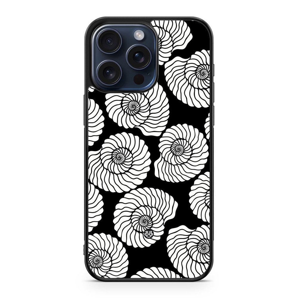iPhone 15 Pro Max Case - Seashell BW