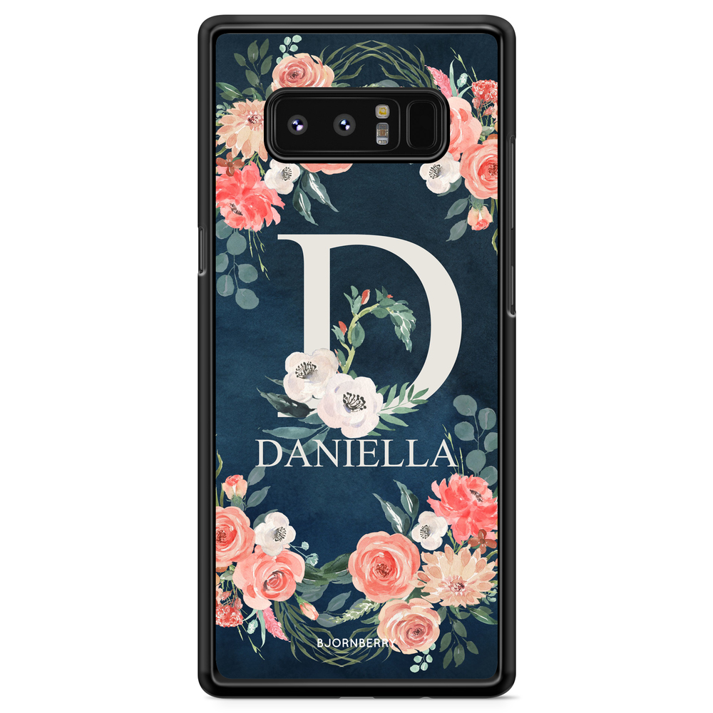 Samsung Galaxy Note 8 Case Custom - Monogram Name