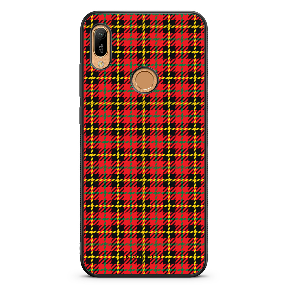 Huawei Y6 2019 Case - Tartan
