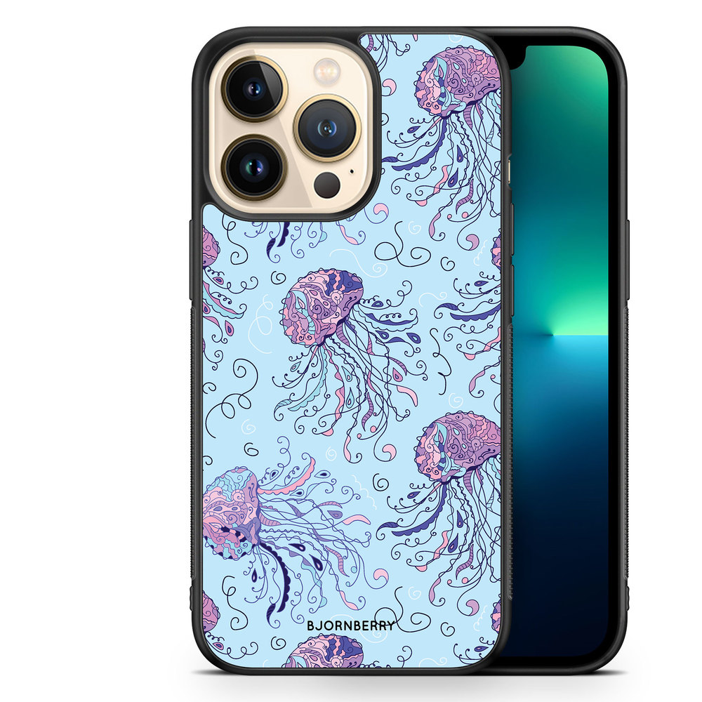 iPhone 13 Pro Case - Cartoon Jellyfish