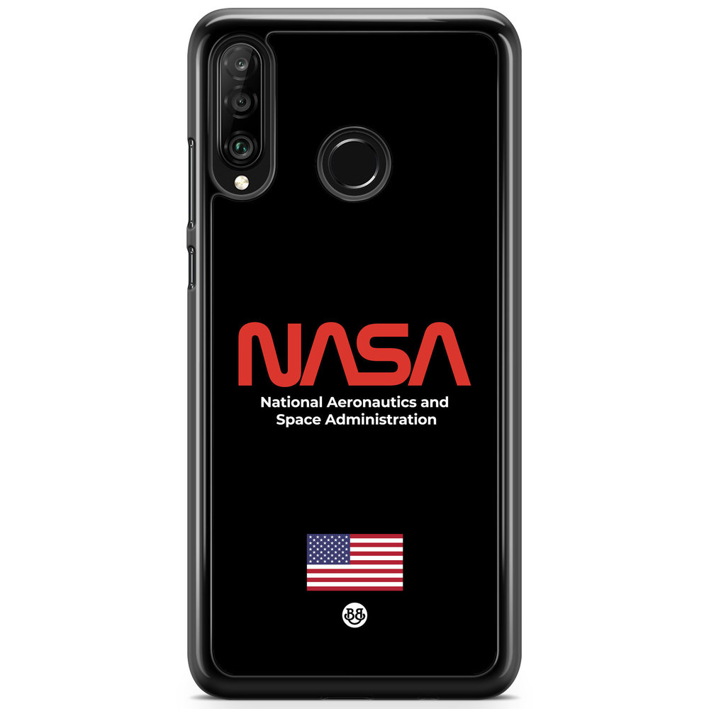 Huawei P30 Lite Case - NASA Worm Black