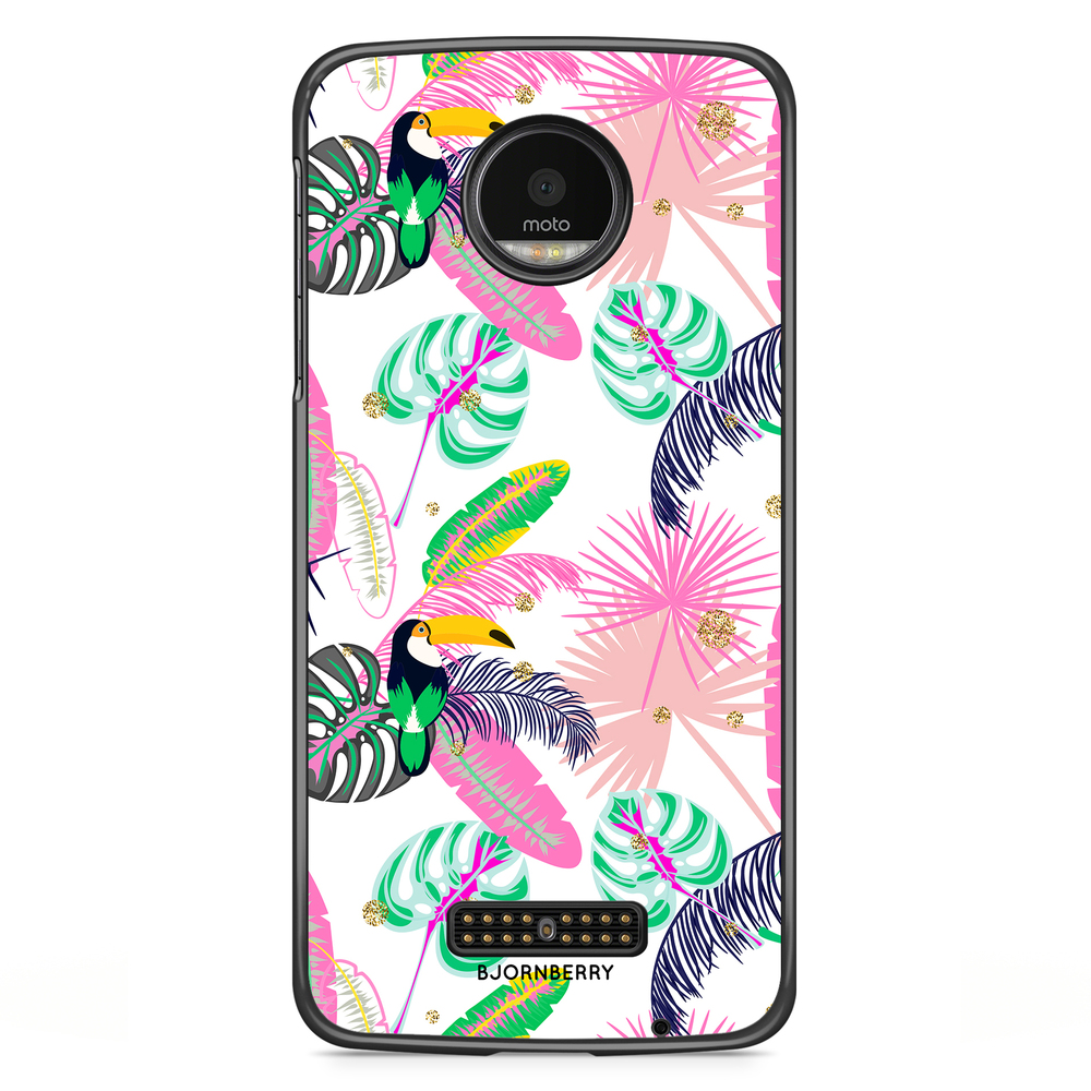 Moto Z2 Play Case - Tropical Pattern