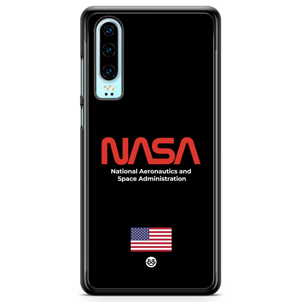 Huawei P30 Case - NASA Worm Black