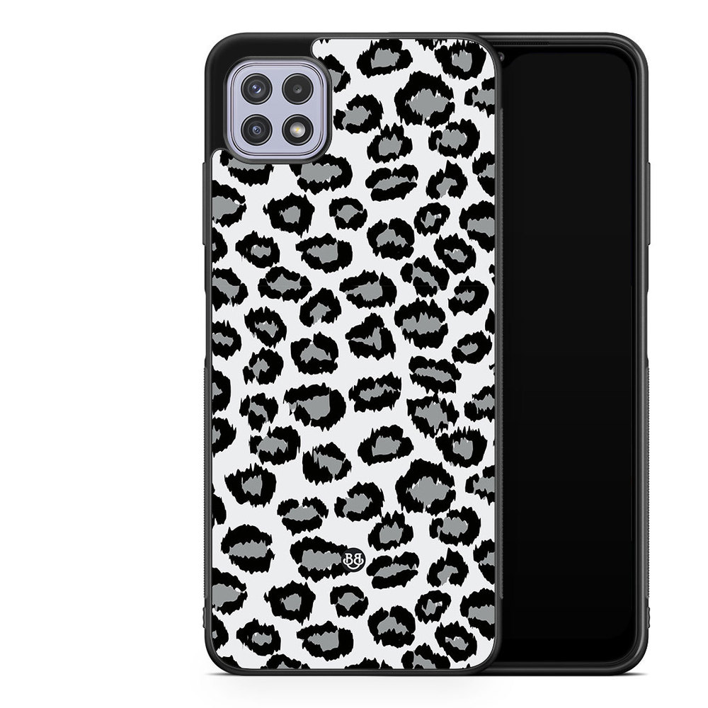 Samsung Galaxy A22 4G Case - Gray Leopard