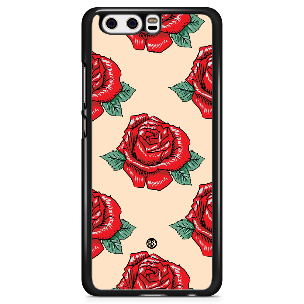 Huawei P10 Plus Case - Rose Pattern