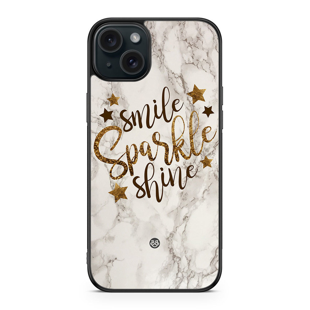 iPhone 15 Plus Case - Smile,Sparkle,Shine
