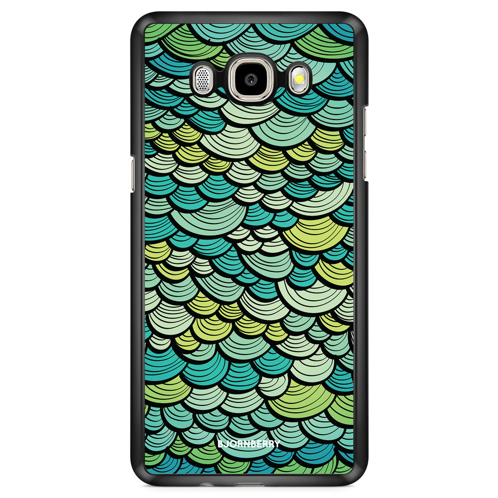 Samsung Galaxy J7 (2016) Case - Green Mermaid Scales