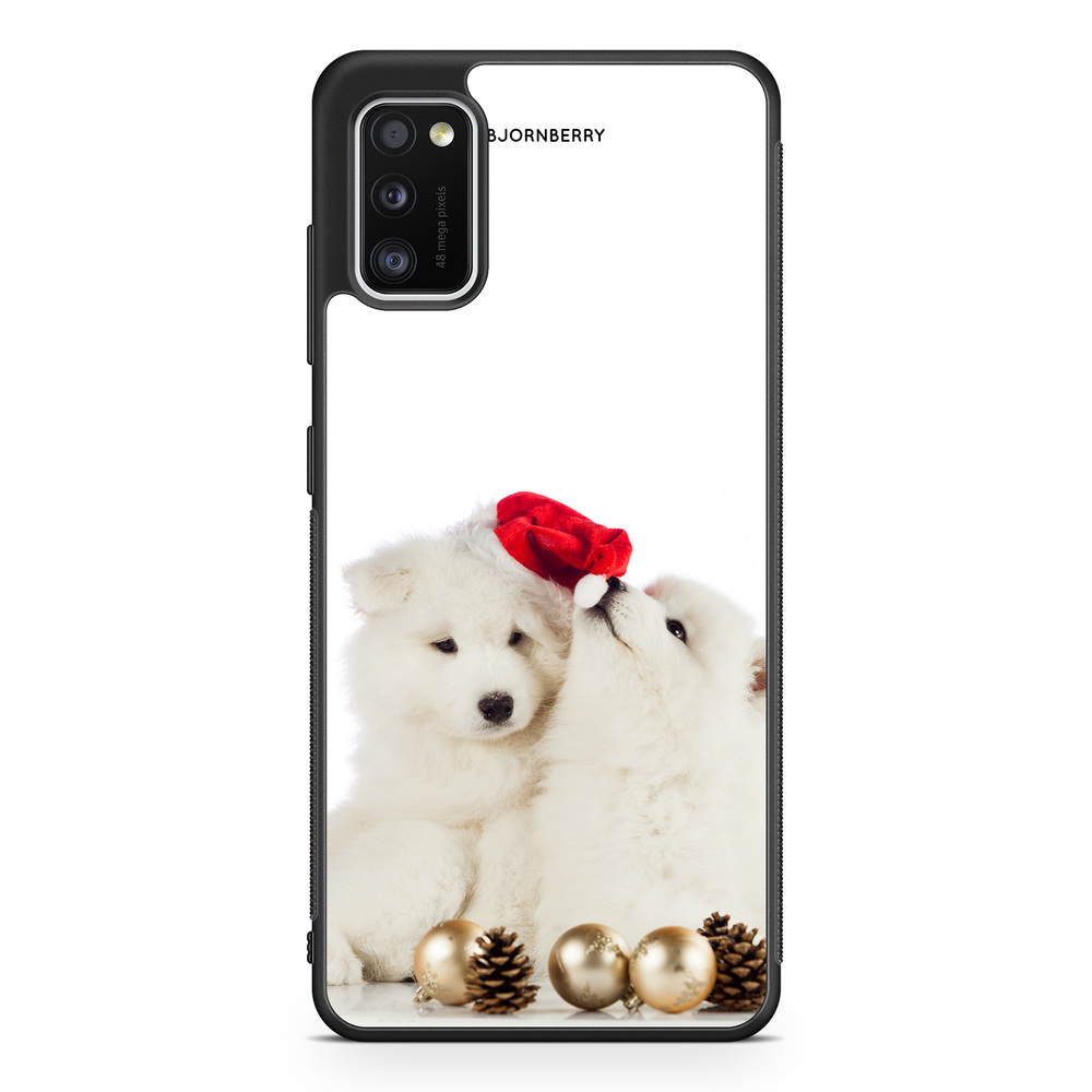 Samsung Galaxy A41 Case - Christmas Dogs