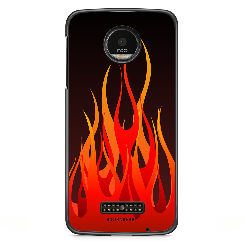 Moto Z2 Play Case - Flames
