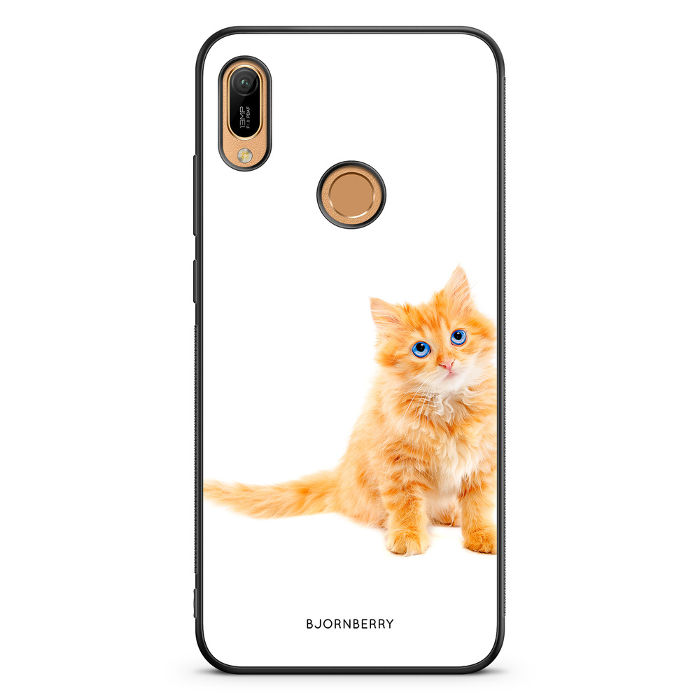 Huawei Y6 2019 Case - Small Brown Cat