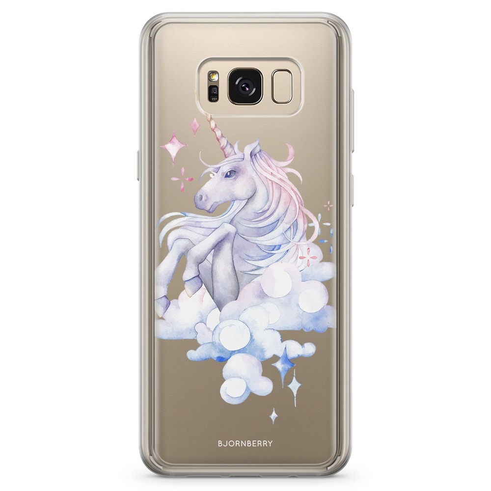 Samsung Galaxy S8 Plus Fashion Skal - Vattenfärg Enhörning