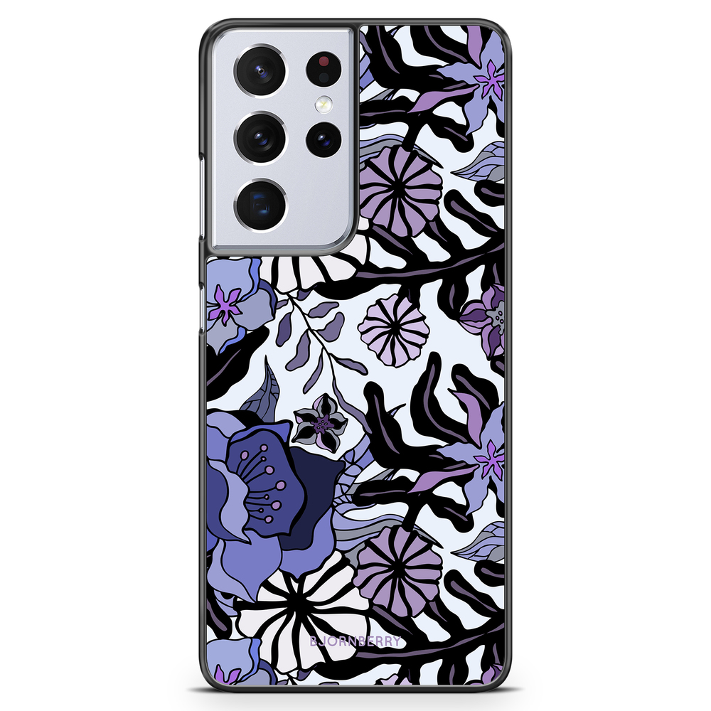 Samsung Galaxy S21 Ultra Case - Purple Flowers