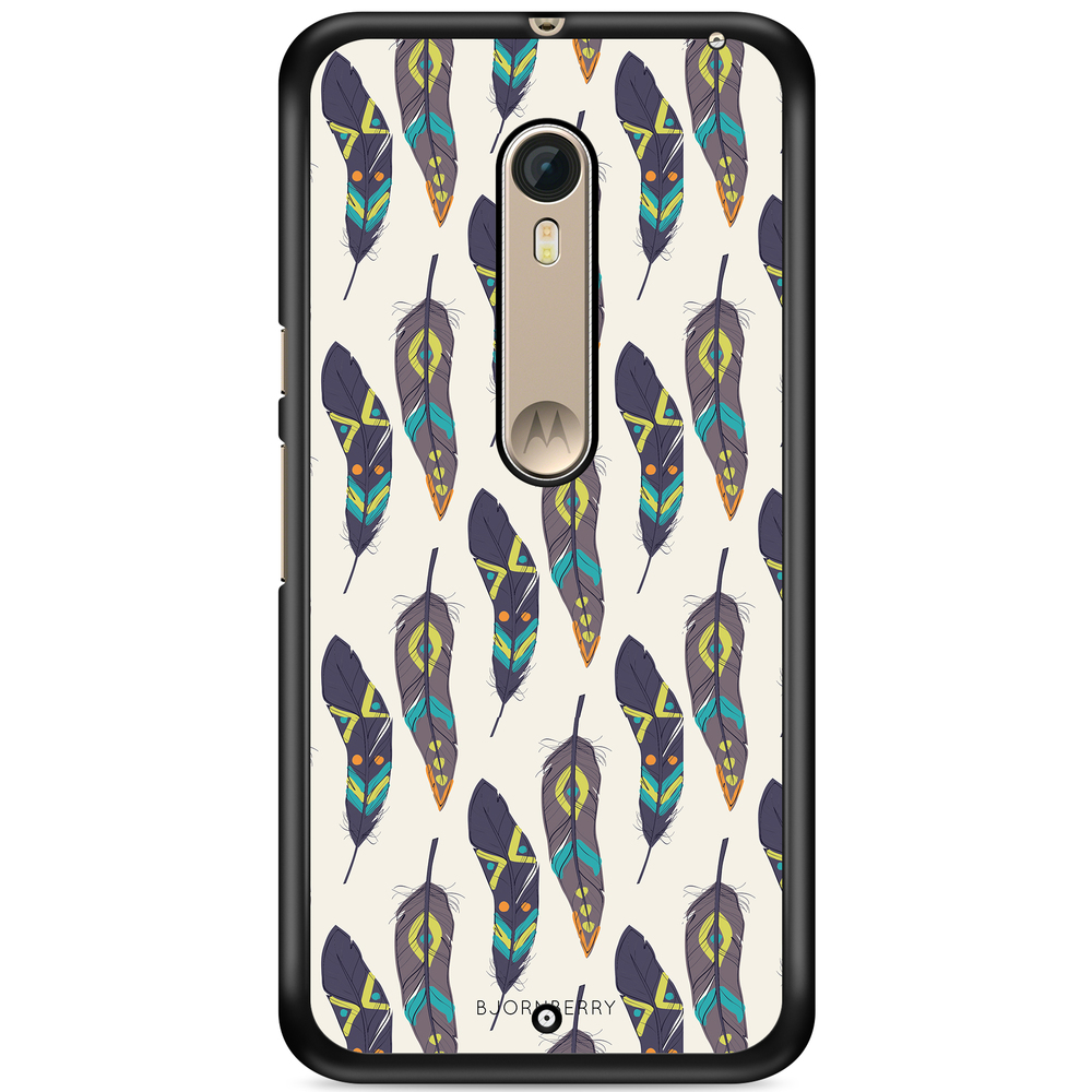 Moto X Style Case - Ethnic Feathers