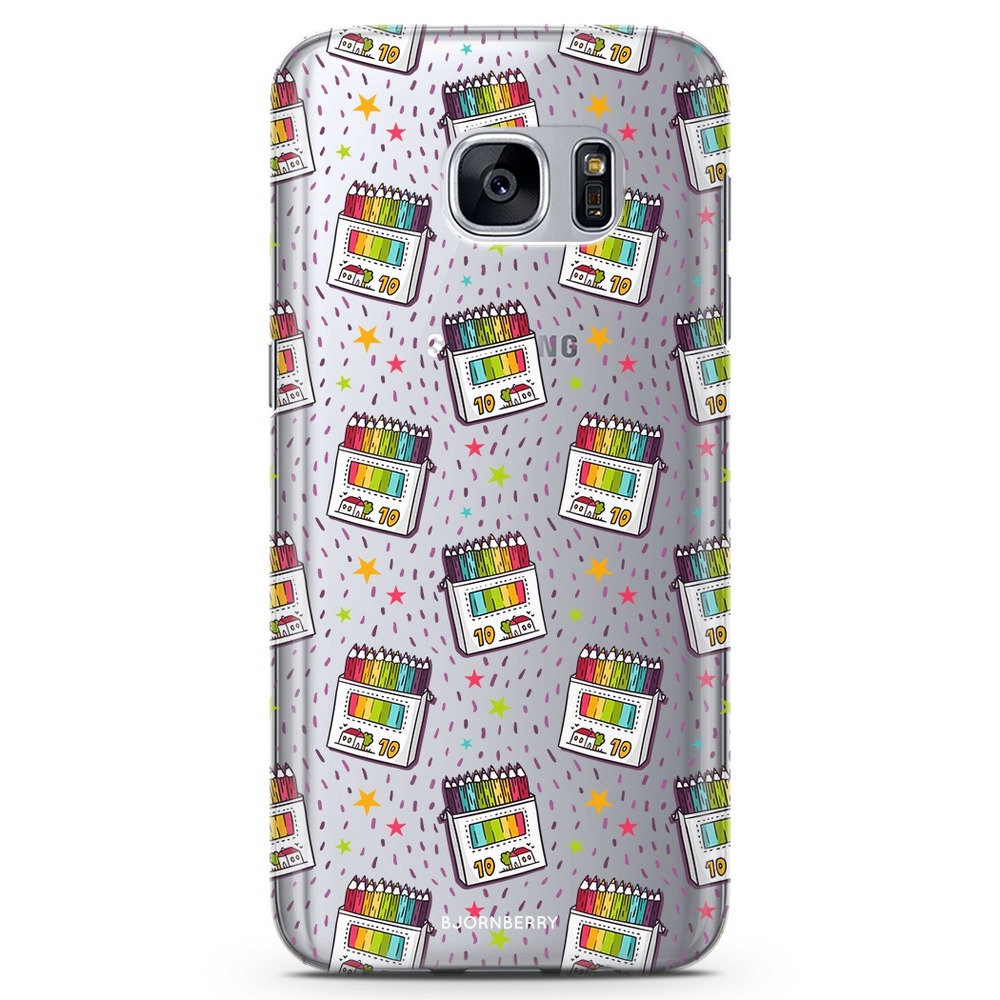 Samsung Galaxy S7 TPU Case - Pencil Sets