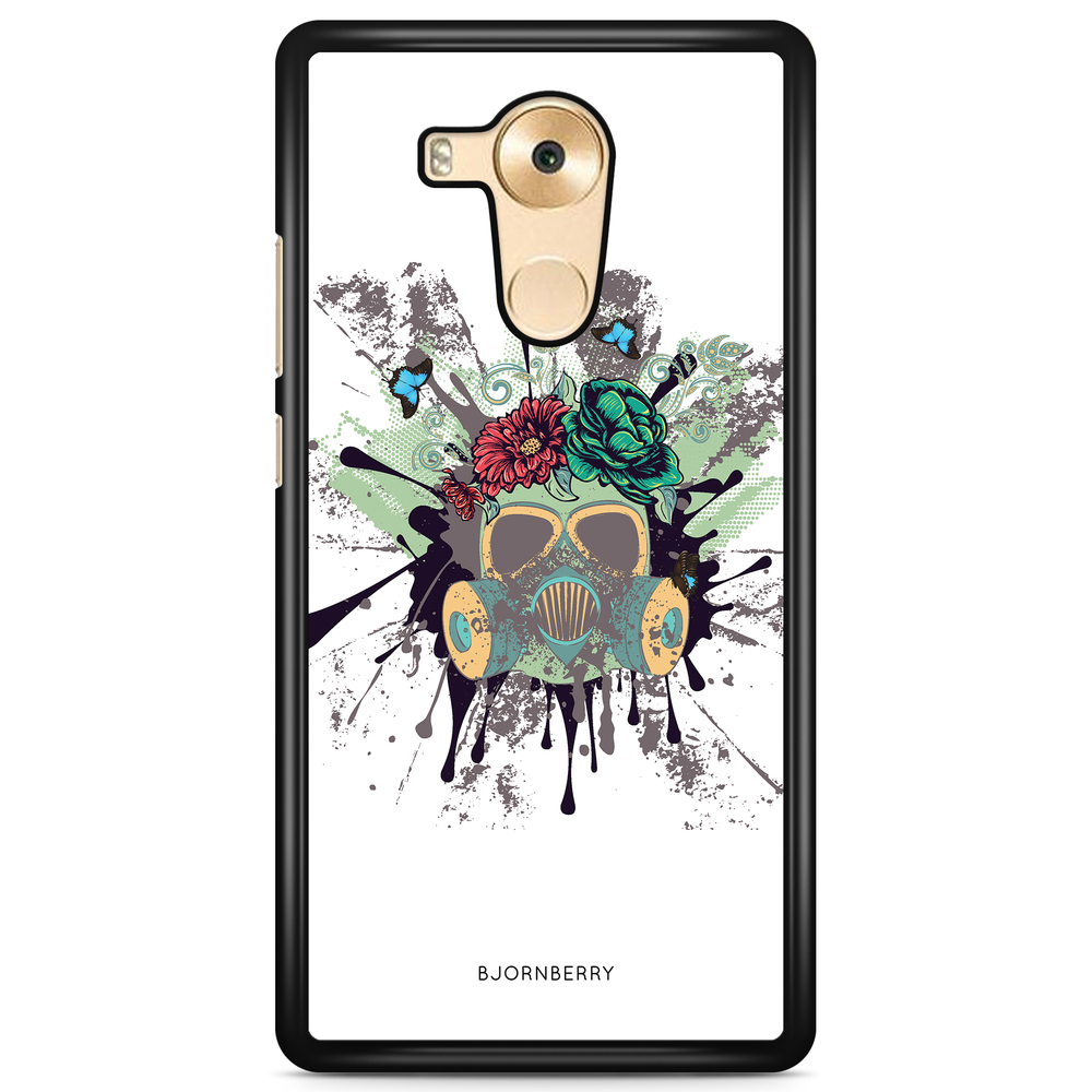 Huawei Mate 9 Pro Case - Gas Mask Flowers