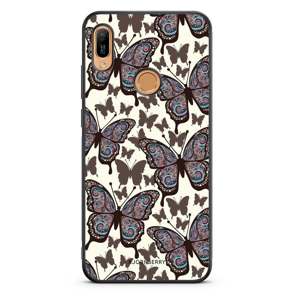 Huawei Y6 2019 Case - Colorful Butterflies