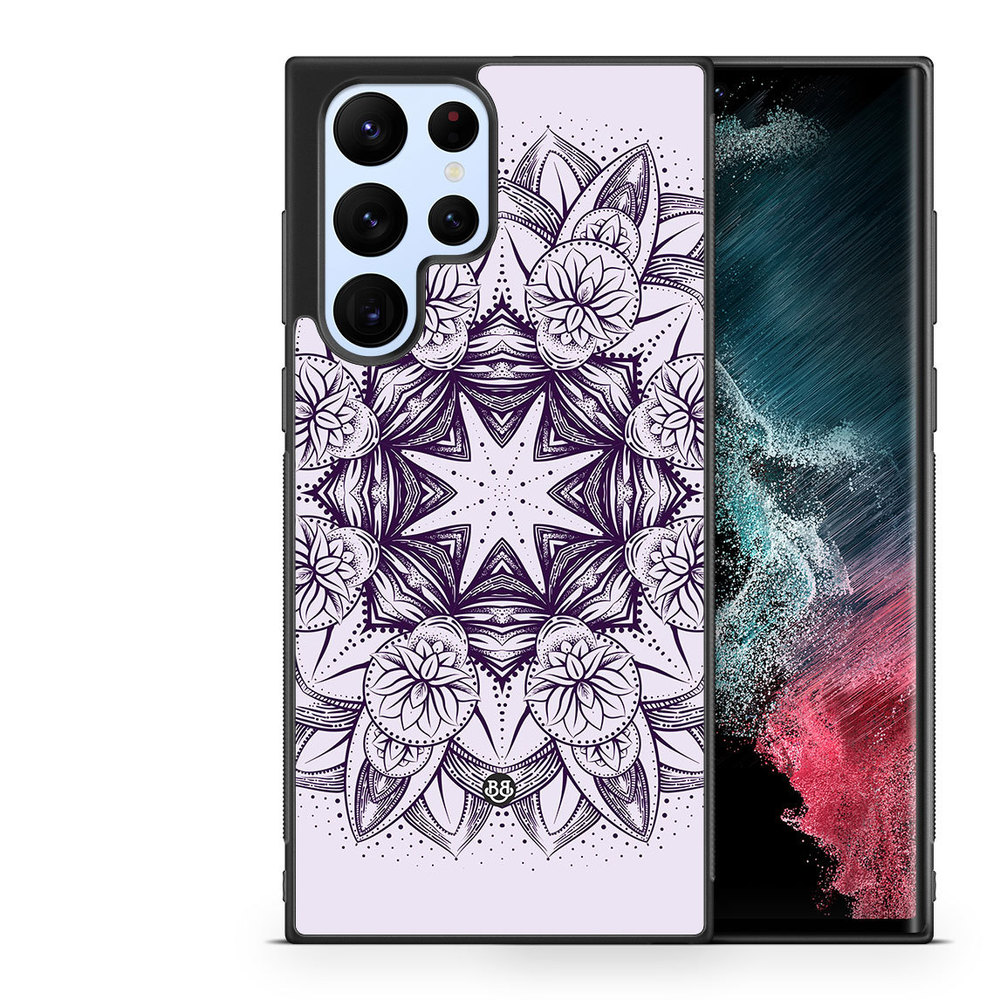 Samsung Galaxy S23 Ultra 5G Case - Purple Mandala