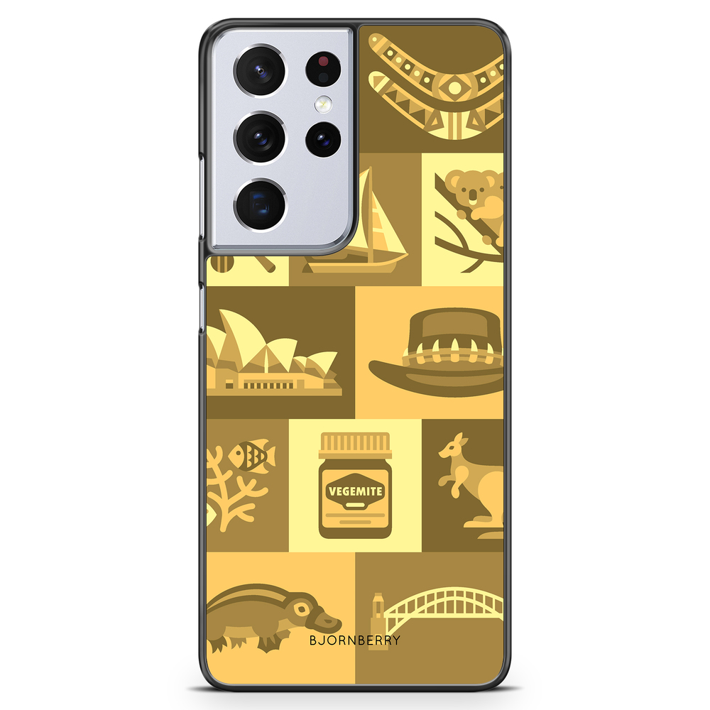 Samsung Galaxy S21 Ultra Case - Australian Pattern