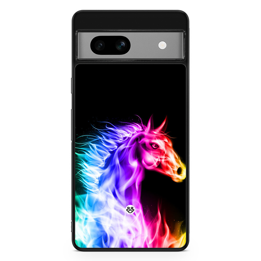 Google Pixel 7a Case - Flames Horse