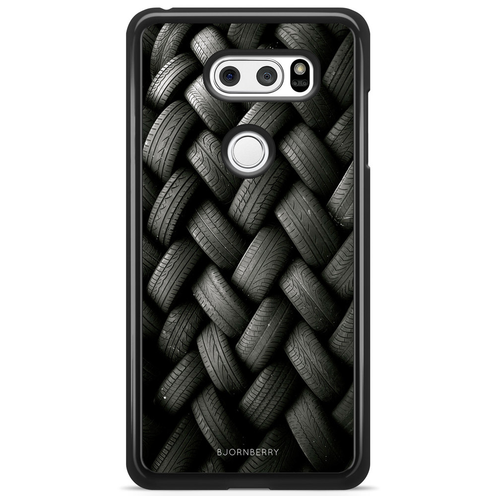 LG V30 Case - Wall Of Tires