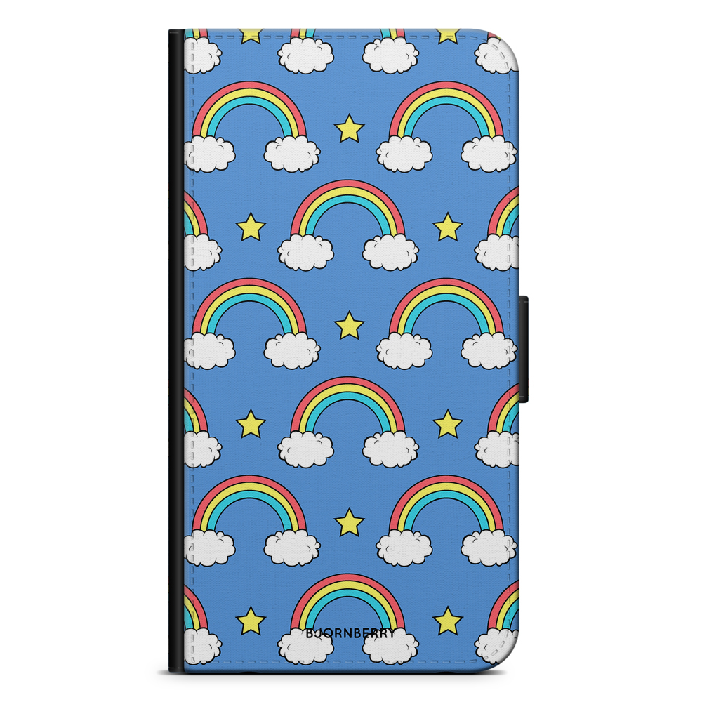 Sony Xperia XA2 Ultra Wallet Case  - Rainbow Pattern