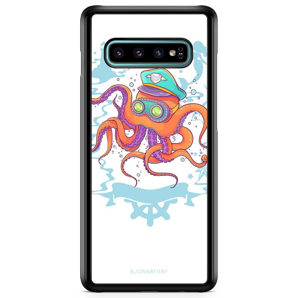Samsung Galaxy S10 Plus Case - Captain Octopus