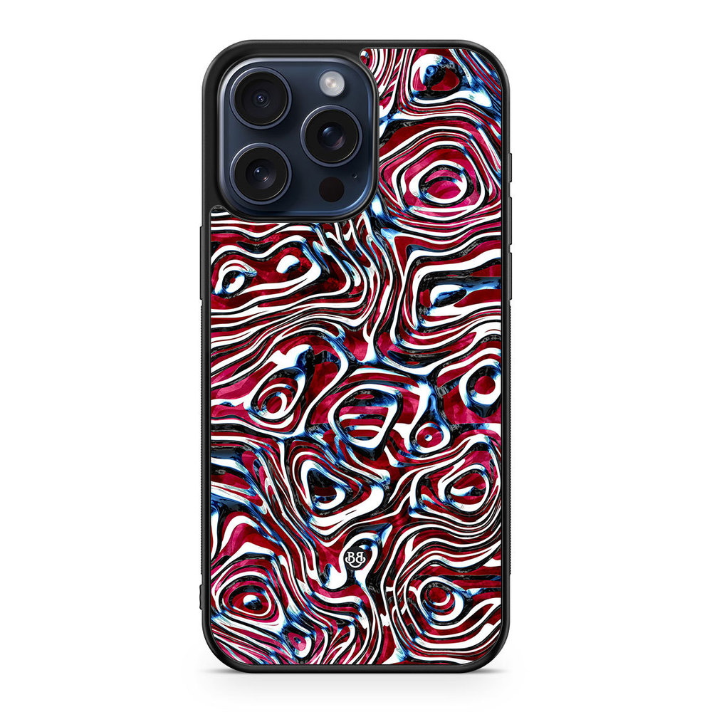 iPhone 15 Pro Max Case - Mineral Pattern