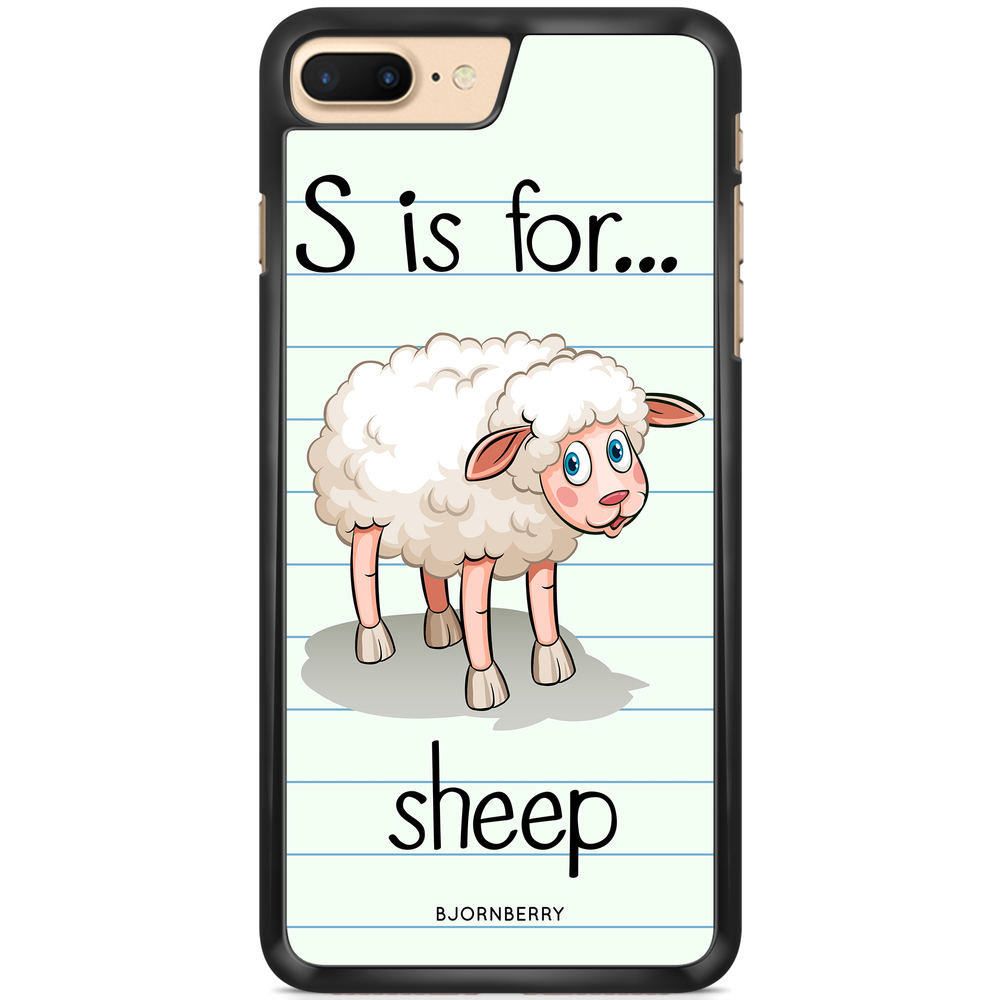 iPhone 7 Plus Case - S is for Sheep