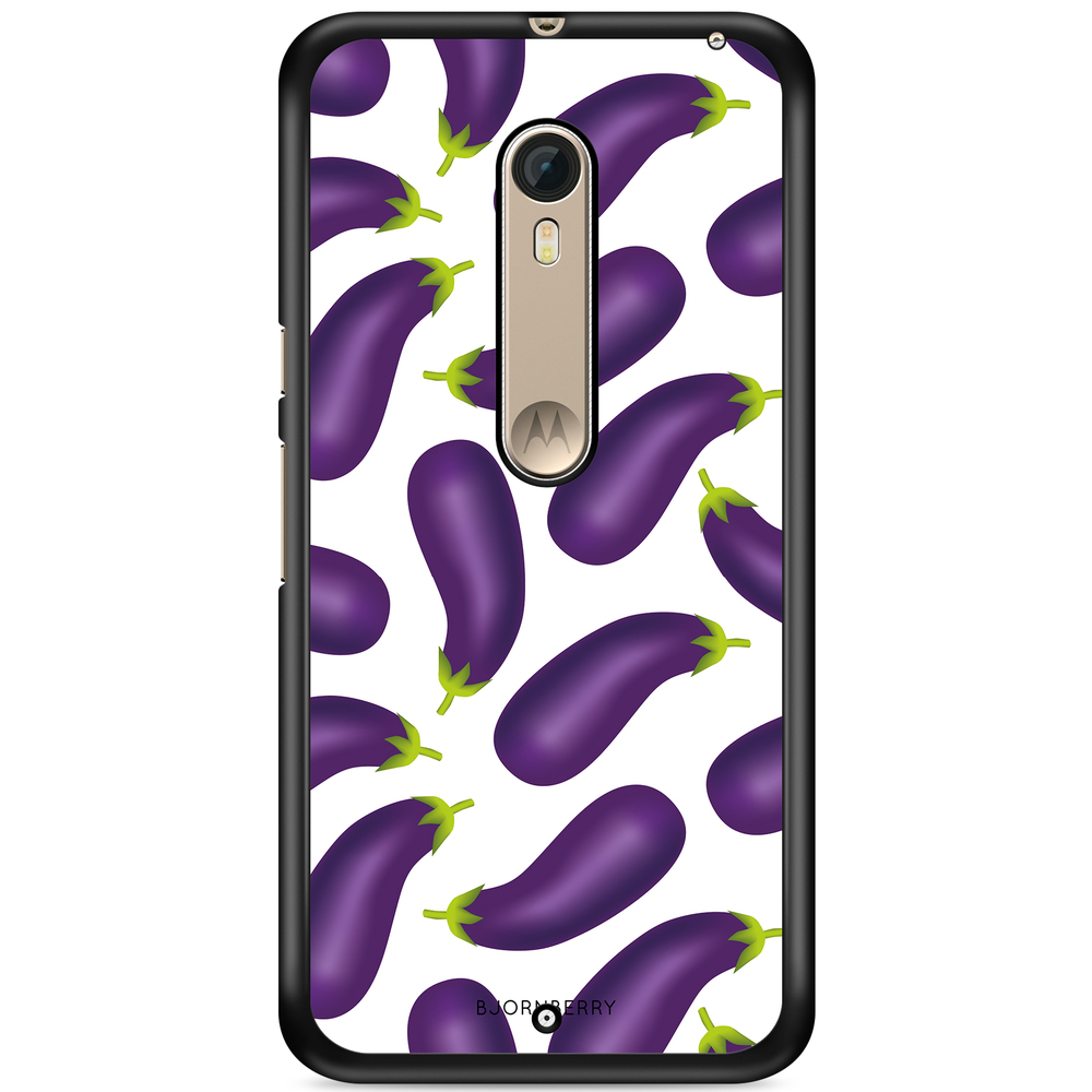 Moto X Style Case - Eggplant Pattern