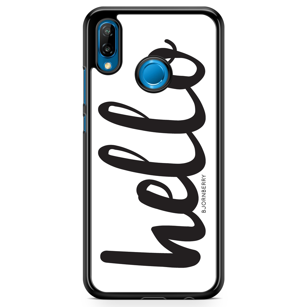 Huawei P20 Lite Case - Hello Black