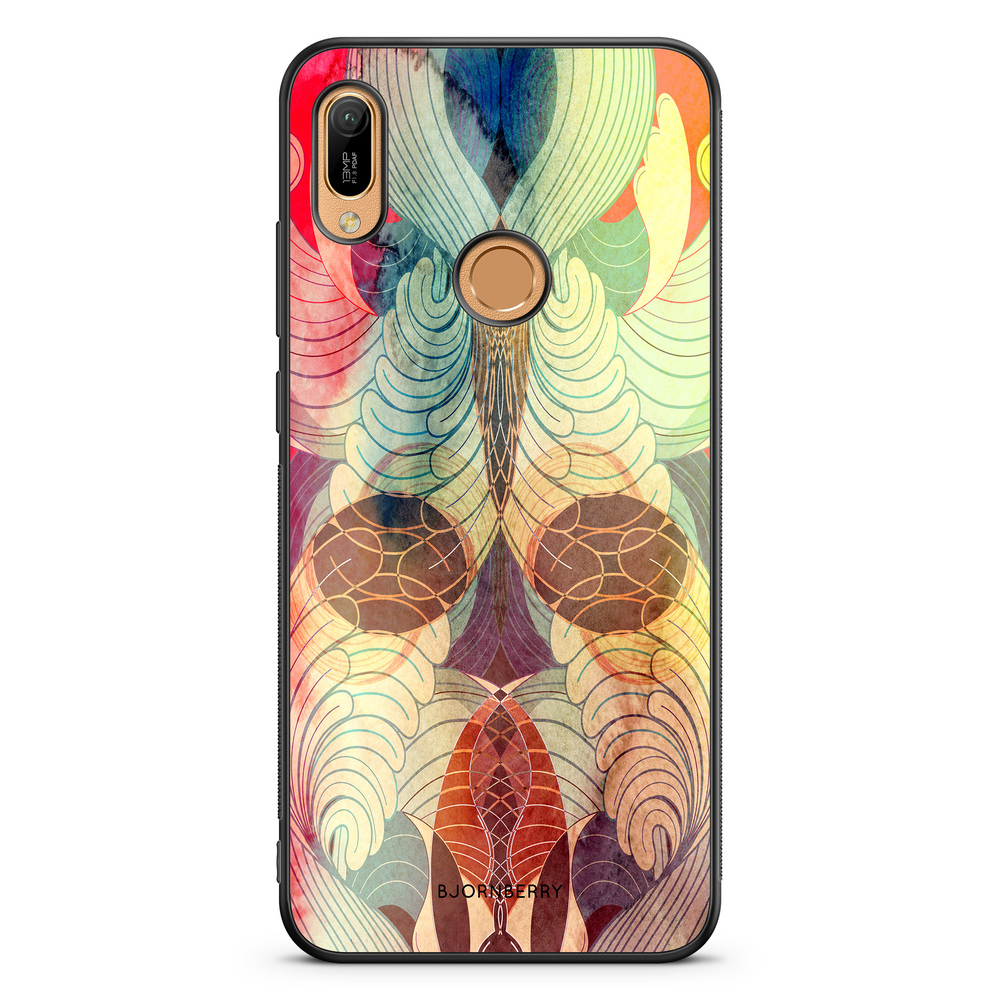 Huawei Y6 2019 Case - Retro Pattern