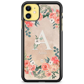 iPhone 11 Custom Case - Monogram Sand
