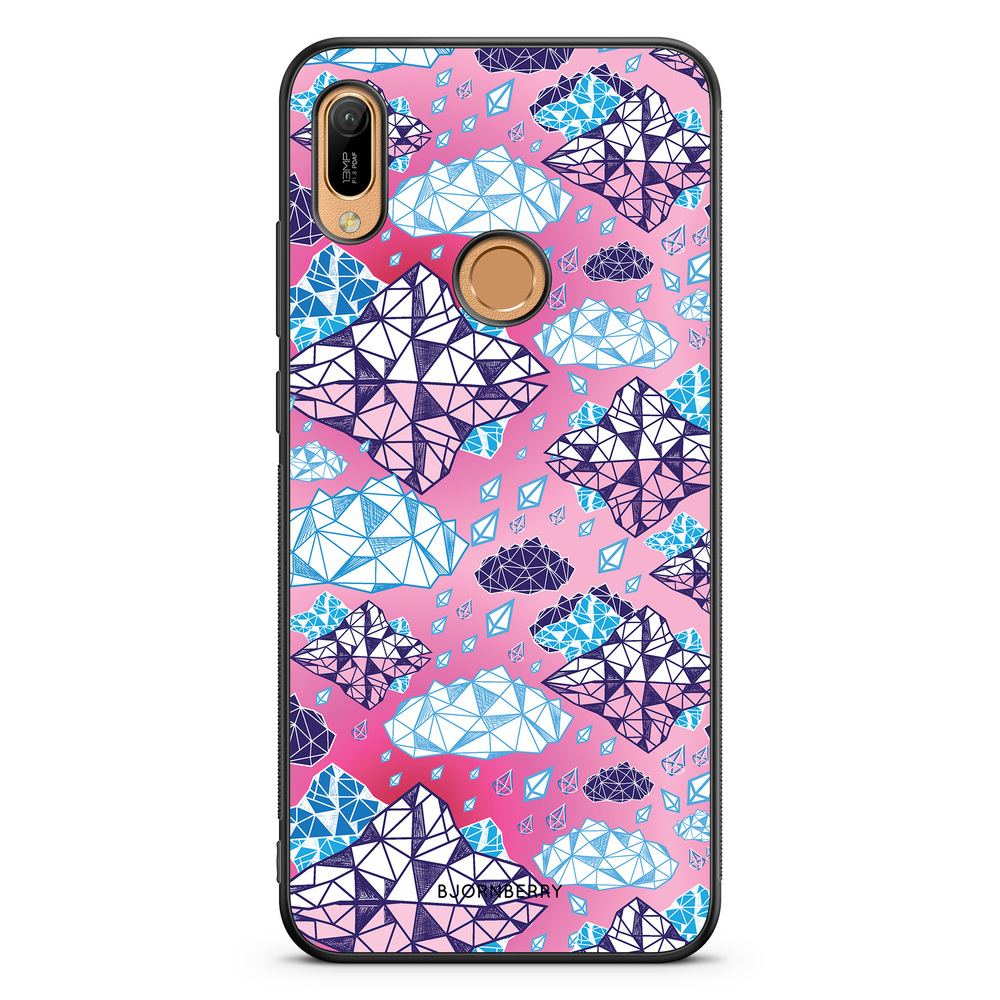 Huawei Y6 2019 Case - Geometric Clouds