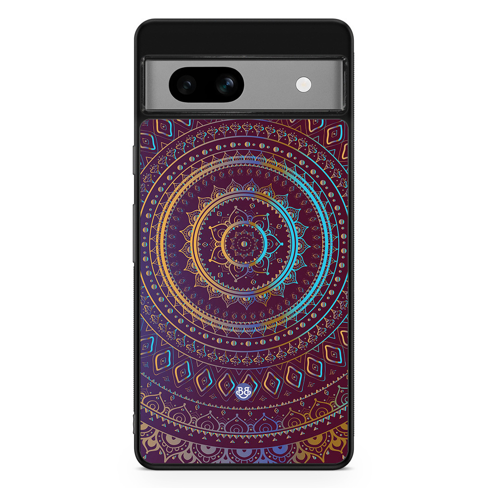 Google Pixel 7a Case - Purple Mandala