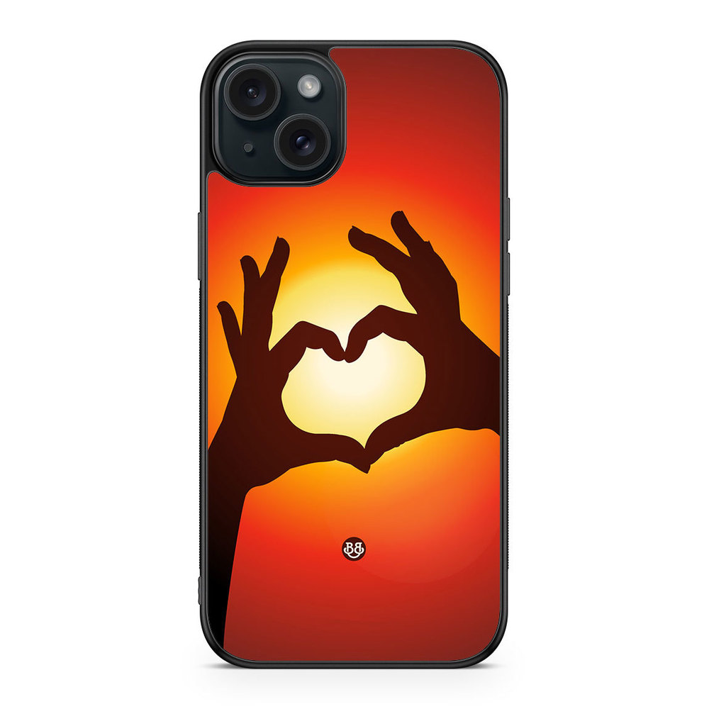 iPhone 15 Plus Case - Hands Heart