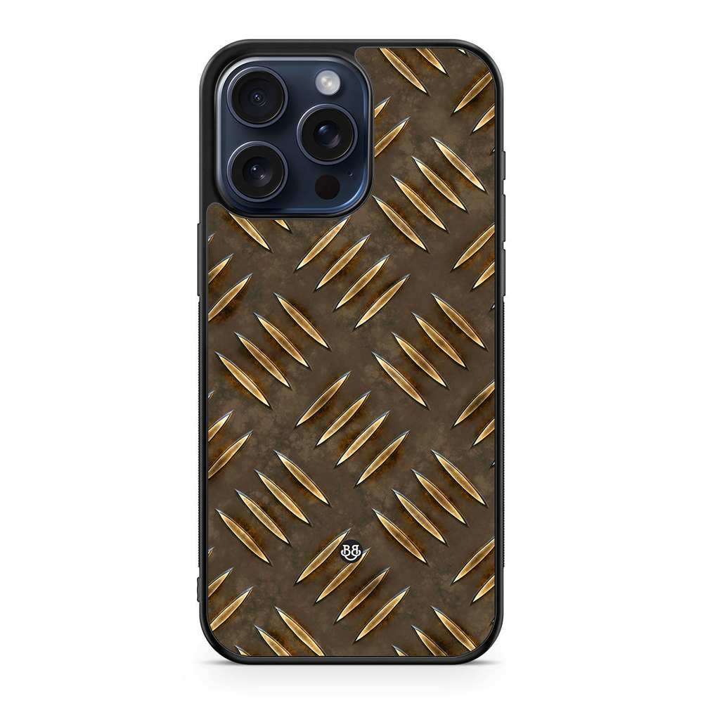 iPhone 15 Pro Max Case - Steel pattern