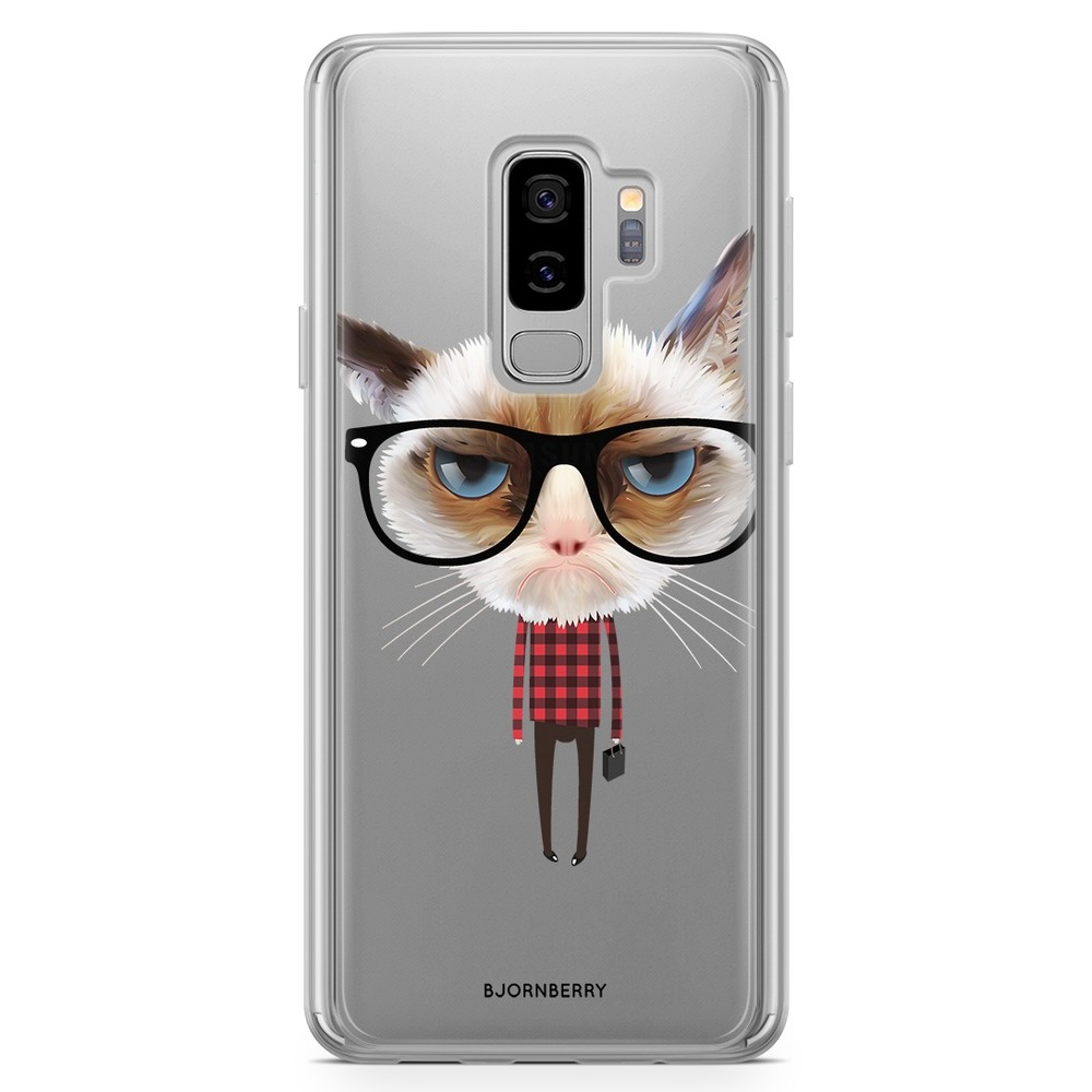 Samsung Galaxy S9 Plus Fashion Case - Hipster Cat