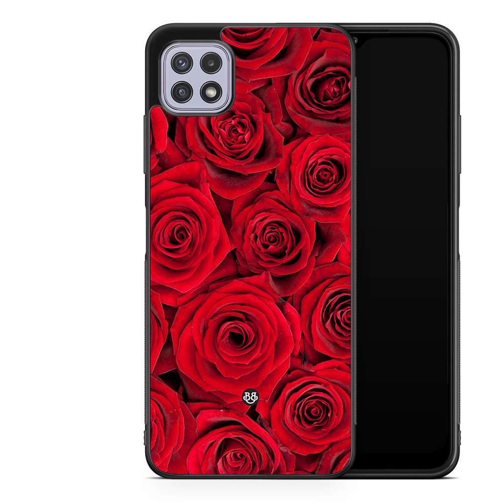 Samsung Galaxy A22 4G Case - Red Roses
