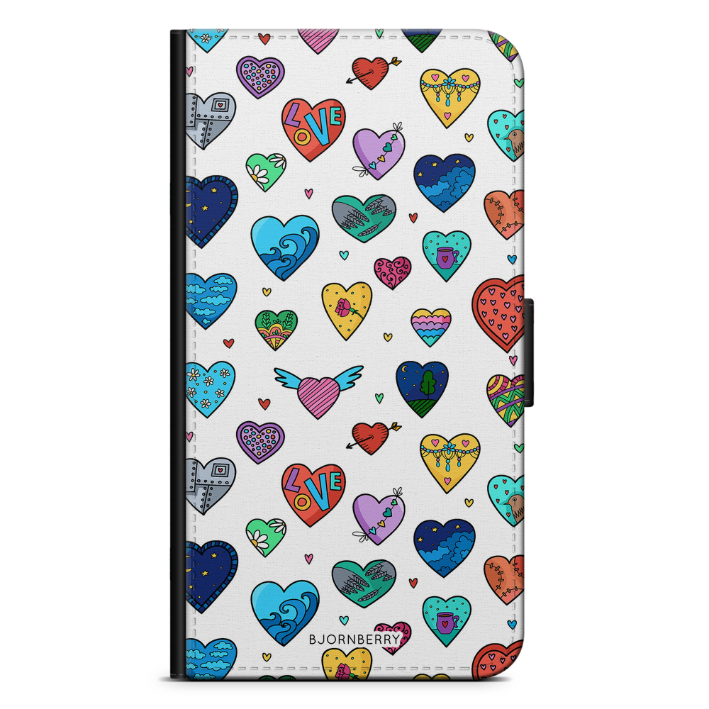 Huawei Honor 10 Wallet Case - Hearts