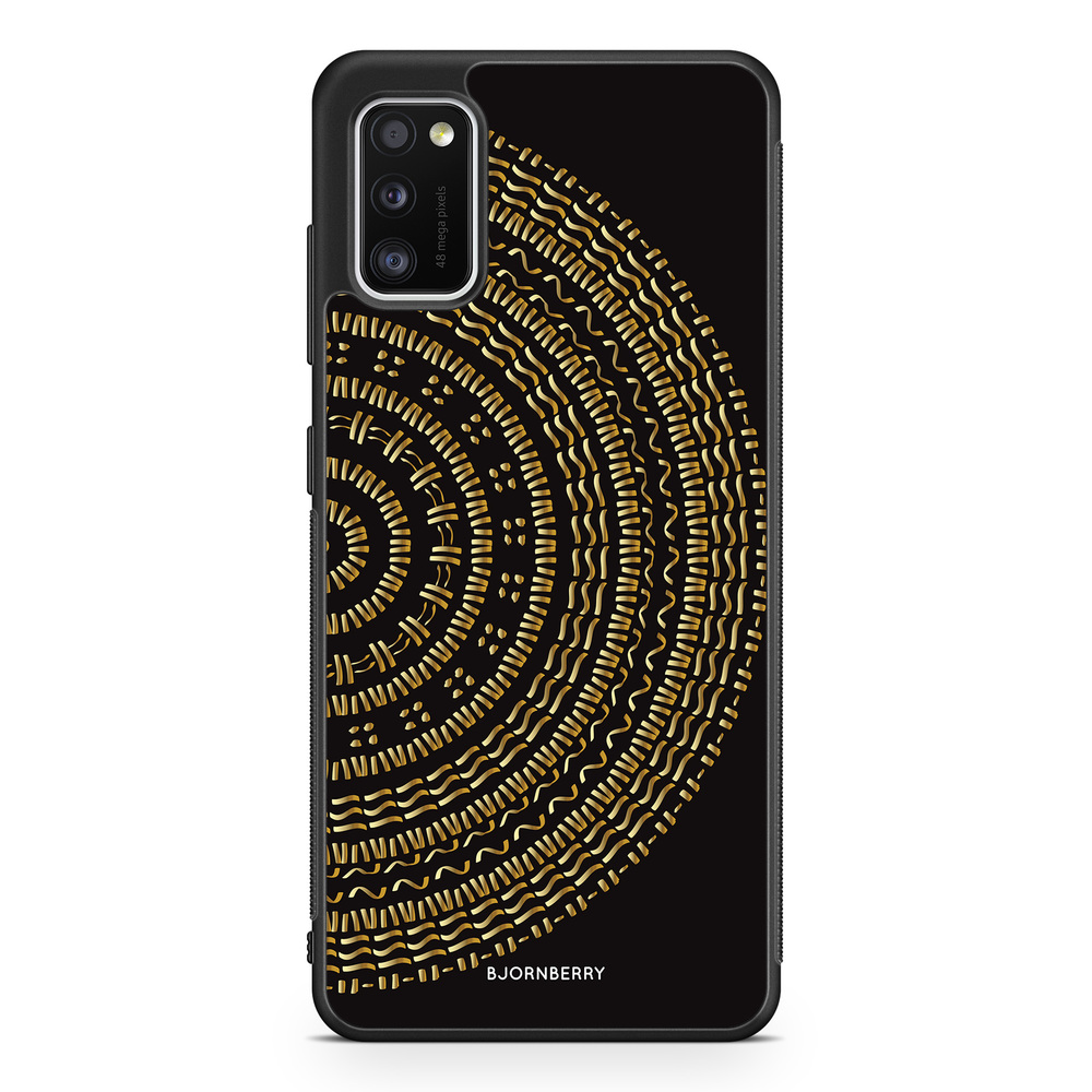 Samsung Galaxy A41 Case - Mandala Gold/Black